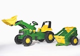 Tracteur à pédales avec remorque et pelle avant - JOHN DEERE - Espace Emeraude à Angers Tracteur à pédales avec remorque et pelle avant - JOHN DEERE en promo chez Espace Emeraude Angers à 159,00 €