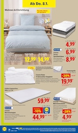 Lidl Matratzenschoner im Prospekt 