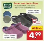 Damen oder Herren Clogs im Angebot bei Netto Marken-Discount in Langenfeld Damen oder Herren Clogs Angebote von Livarno Garden bei Netto Marken-Discount Langenfeld für 4,99 €