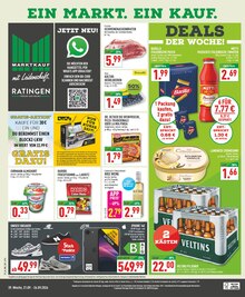 Bier im Marktkauf Prospekt "Aktuelle Angebote" mit 28 Seiten (Ratingen)