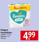 Feuchttücher sensitive im Angebot bei famila Nordost in Lüneburg Feuchttücher sensitive Angebote von Pampers bei famila Nordost Lüneburg für 4,99 €