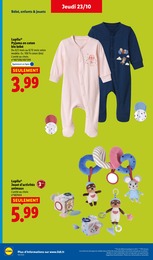 Prix et réduction Jouet Bébé dans le prospectus Lidl en cours Offre Jouet Bébé dans le catalogue Lidl du moment à la page 32