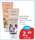 Duschgel creamy coco cabana von Jean & Len im aktuellen budni Prospekt
