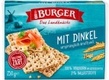 Knäckebrot mit Dinkel von BURGER für 1,29 € bei Kaufland im Angebot Knäckebrot mit Dinkel von BURGER im aktuellen Kaufland Prospekt