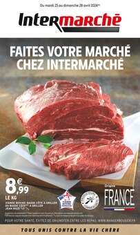 Prospectus Intermarché à Saint-Féliu-d'Avall, "FAITES VOTRE MARCHÉ CHEZ INTERMARCHÉ", 20 pages de promos valables du 23/04/2024 au 28/04/2024