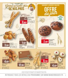Promotion Baguette dans le prospectus Supermarchés Match, valable du 13/05/2025 au 25/05/2025 Promo Baguette dans le catalogue Supermarchés Match du moment à la page 3
