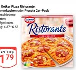 Pizza Ristorante im Angebot bei GLOBUS in Viersen Pizza Ristorante Angebote von Dr. Oetker bei GLOBUS Viersen für 1,79 €