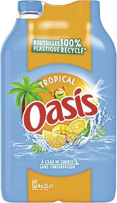 Boisson aux fruits Tropical OASIS : la bouteille de 1L à Prix