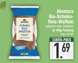 Bio-Schoko-Reis-Waffeln Vollmilch im EDEKA Prospekt Bio-Schoko-Reis-Waffeln Vollmilch von Alnatura im aktuellen EDEKA Prospekt für 1,69 €
