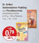 Dr Oetker im V-Markt Prospekt Seelenwärmer Pudding von Dr. Oetker im aktuellen V-Markt Prospekt für 0,79 €