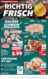 Kaufland Halbes Schwein im Prospekt 