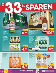Bier im Netto Marken-Discount Prospekt "Aktuelle Angebote" mit 60 Seiten (Ludwigsburg)