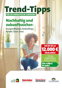 Schröder Bauzentrum Prospekt Trend-Tipps für die energetische Sanierung mit  Seiten in Heiligenstedten und Umgebung