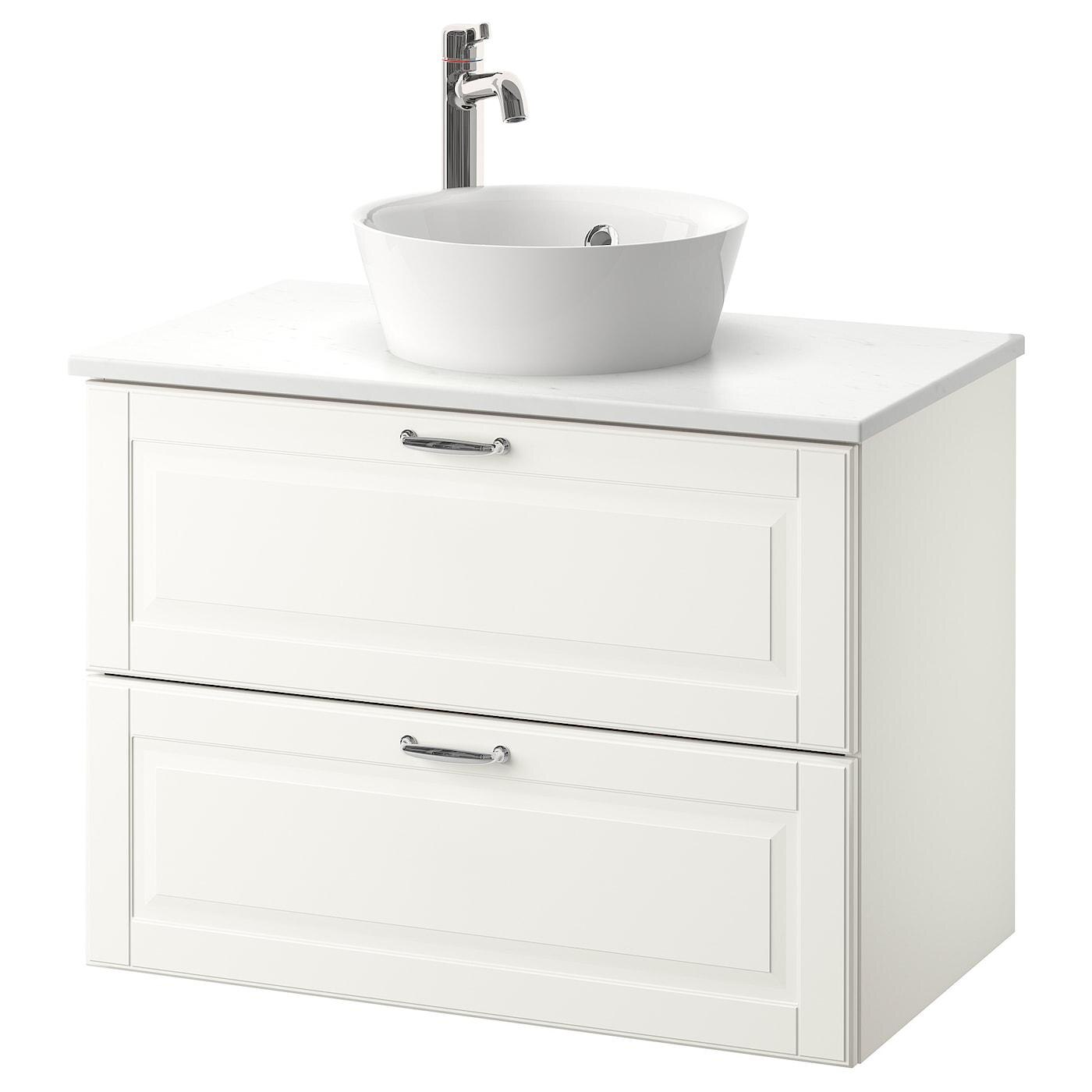 Waschbschr+Aufsatzwaschb 40 Kasjön weiß/marmoriert VOXNAN Mischbatterie bei IKEA in Augsburg, Bay Waschbschr+Aufsatzwaschb 40 Kasjön weiß/marmoriert VOXNAN Mischbatterie im Angebot bei IKEA Augsburg, Bay für 459,00 €