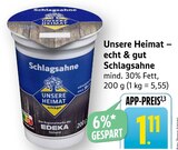 Schlagsahne im Angebot bei EDEKA in Baden-Baden Schlagsahne Angebote von Unsere Heimat bei EDEKA Baden-Baden für 1,11 €