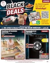 Aktueller POCO Prospekt mit Puzzle, "BLACK DEALS", Seite 1