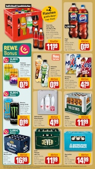 Cola im REWE Prospekt "Dein Markt" mit 34 Seiten (Erlangen)