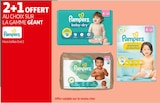 2+1 OFFERT au choix sur la gamme Géant Pampers - Pampers dans le catalogue Auchan Supermarché