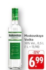 Vodka im Angebot bei E center in Pirmasens Vodka Angebote von Moskovskaya bei E center Pirmasens für 6,99 €