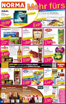 Bier im aktuellen Norma Prospekt (Neumünster) Bier im Norma Prospekt "Mehr fürs Geld" mit 20 Seiten (Neumünster)