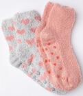 Chaussettes cocooning fantaisie et unies femme - CASA SOCKS dans le catalogue Supermarchés Match