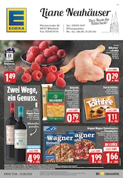 Pizza im EDEKA Prospekt in Coesfeld Aktueller EDEKA Prospekt mit Pizza, "Aktuelle Angebote", Seite 1