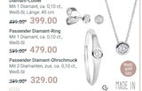 Diamant-Collier Angebote bei GLOBUS Rodgau für 329,00 €