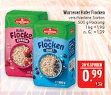 Marktkauf Bautzen - Hafer Flocken Kernig Angebot im Prospekt Hafer Flocken Kernig bei Marktkauf im Bautzen Prospekt für 0,99 €
