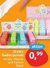 Radiergummi von Stylex im aktuellen budni Prospekt