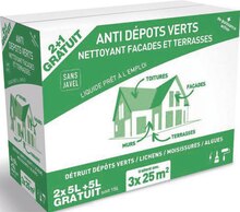 Bricolage dans le catalogue Géant Casino Lot de 2 bidons anti dépôts verts 5l + 1 bidon offert à 7,70 € en promo chez Géant Casino