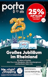 Aktueller porta Möbel Möbel & Einrichtung Prospekt in Düren und Umgebung, "BESSER GLEICH ZU PORTA" mit 4 Seiten, 03.11.2024 - 09.11.2024