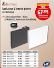 Radiateur à inertie pierre céramique - Batilec - Screwfix à Villeneuve-d'Ascq Radiateur à inertie pierre céramique - Batilec en promo chez Screwfix Villeneuve-d'Ascq à 67,99 €