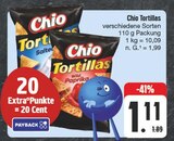 Tortillas im EDEKA Prospekt Tortillas von Chio im aktuellen EDEKA Prospekt für 1,11 €