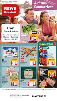 Aktueller REWE Prospekt "Dein Markt" Seite 1 von 28 Seiten für Lünen