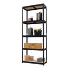 Étagère de garage en acier thermo-laqué noir Ryle H. 179 x L. 75 x P. 35 cm - GOODHOME à 19,90 € dans le catalogue Castorama