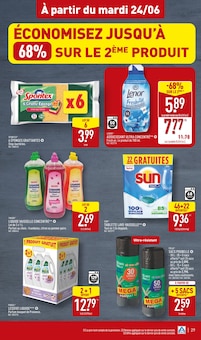 Promotion Thé Glacé dans le prospectus Aldi, valable du 24/06/2025 au 30/06/2025 Promo Thé Glacé dans le catalogue Aldi du moment à la page 29