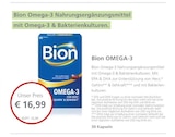LINDA Wolfenbüttel - Bion Omega-3 Angebot im Prospekt Bion Omega-3 bei LINDA im Wolfenbüttel Prospekt für 16,99 €