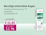Visiodoron Euphrasia comp. Augensalbe Angebot in Geisingen Visiodoron Euphrasia comp. Augensalbe im aktuellen Prospekt bei mea - meine apotheke in Geisingen