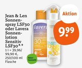 Sonnenspray LSF30 von Jean & Len für 9,99 € bei tegut im Angebot Sonnenspray LSF30 von Jean & Len im aktuellen tegut Prospekt