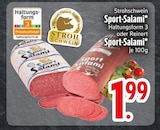 Sport-Salami im Angebot bei EDEKA in Heidenheim Sport-Salami Angebote von Strohschwein bei EDEKA Heidenheim für 1,99 €