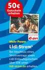 50 € Gutschein im Lidl Prospekt 50 € Gutschein von im aktuellen Lidl Prospekt für