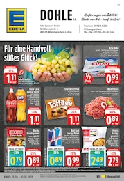 Supermarkt Prospekt von EDEKA Nordhorn EDEKA Prospekt: "Aktuelle Angebote", 24 Seiten, 25.08.2025 - 30.08.2025