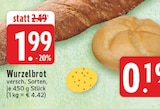 Wurzelbrot bei EDEKA im Xanten Prospekt für 1,99 €