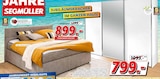 Boxspringbett oder Schwebetürenschrank im Segmüller Prospekt Boxspringbett oder Schwebetürenschrank im aktuellen Segmüller Prospekt für 799,00 €