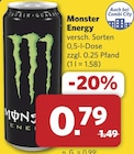 Aktuelle Energydrink Angebote bei combi in Ahlen Aktuelles Monster Energy Angebot bei combi in Ahlen ab 0,79 €