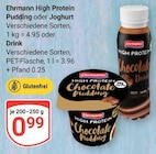 Aktuelles High Protein Pudding Angebot bei GLOBUS in Halle (Saale) ab 0,99 €