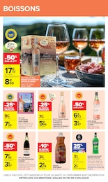 Offre Vin Rosé dans le catalogue Carrefour du moment à la page 50