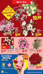 Lidl Schnittblumen im Prospekt 