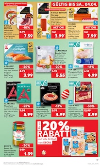 Thunfisch im Kaufland Prospekt "KNÜLLER" mit 80 Seiten (Hildesheim)