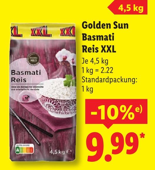 Basmati Reis XXL